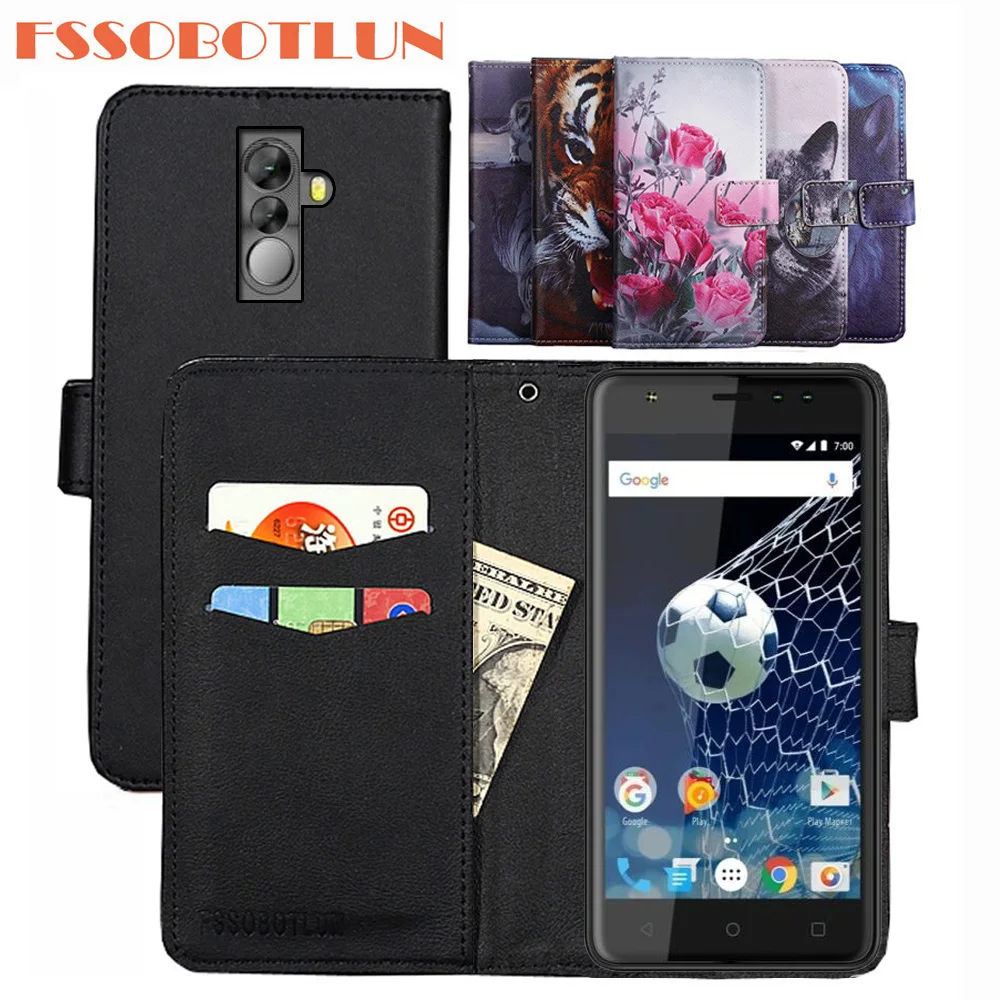 

FSSOBOTLUN 9 Color For Vertex Impress Game Case PU Leather Retro Flip Cover Shell Magnetic Fashion Wallet Cases Kickstand Strap