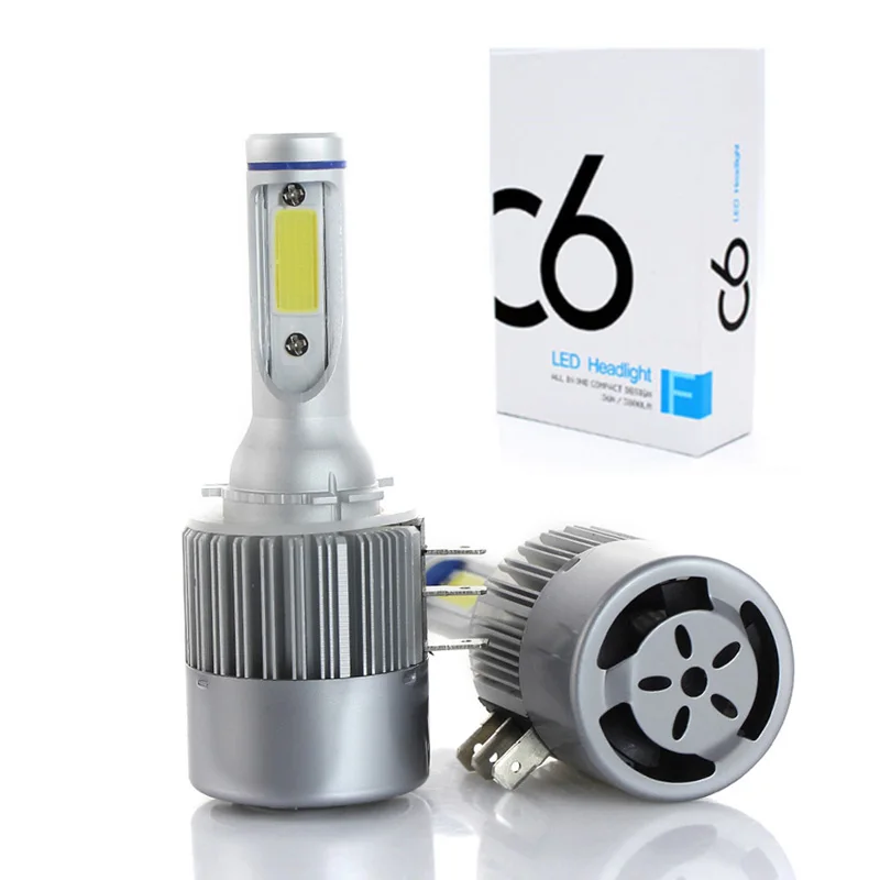 

2x H15 H4 H7 LED Bulb 72W 10000LM Wireless Car Headlight Lamp DR L Conversion Driving Light Sourcing 6000K For MAZDA Audi BMW