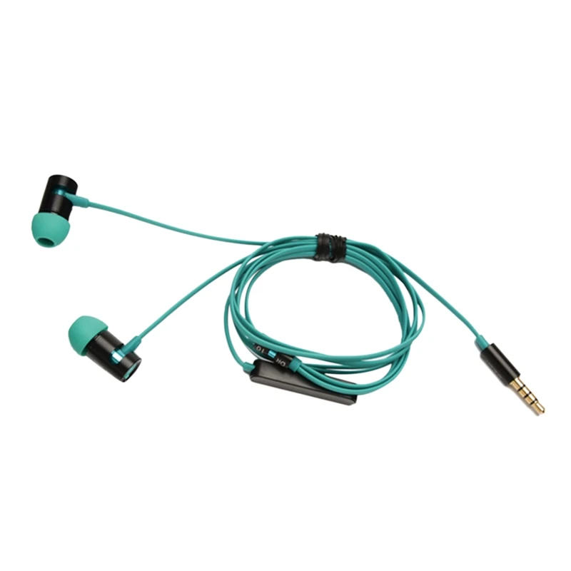 

Dzat Dr-10 In-Ear Mobile Phone Universal With Wheat Headset Subwoofer Cable High Value Music Headphones Plastic