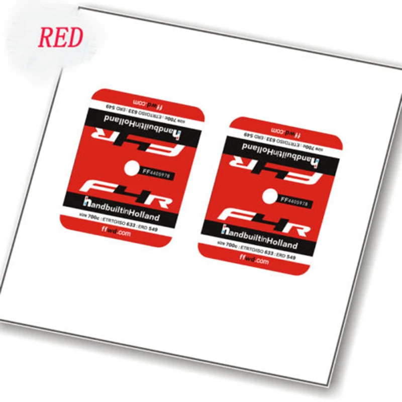 F4R F6R valve Sticker FFWD wheel sticker for road bike carbon wheelset