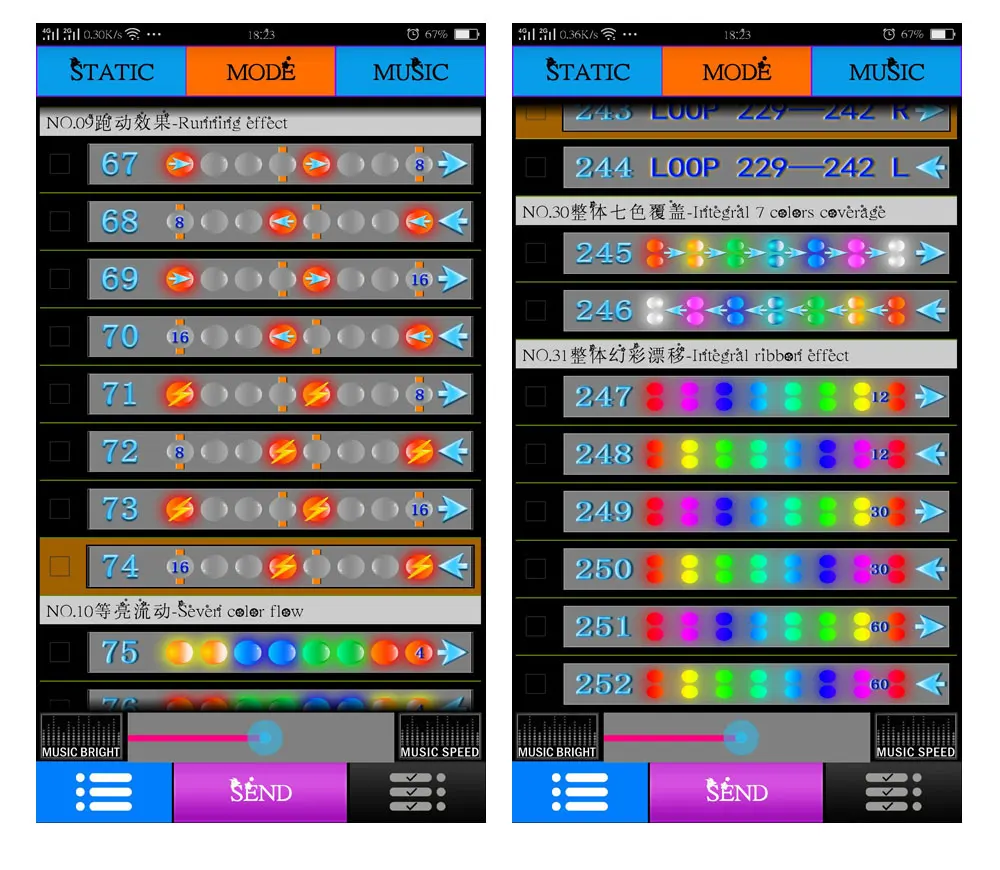 DC7-24V, Wifi, музыкальный контроллер, светильник, SPI контроллер, 2048 пикселей, светодиодный цифровой адресный контроллер для DC5V 8*32 светодиодный панели