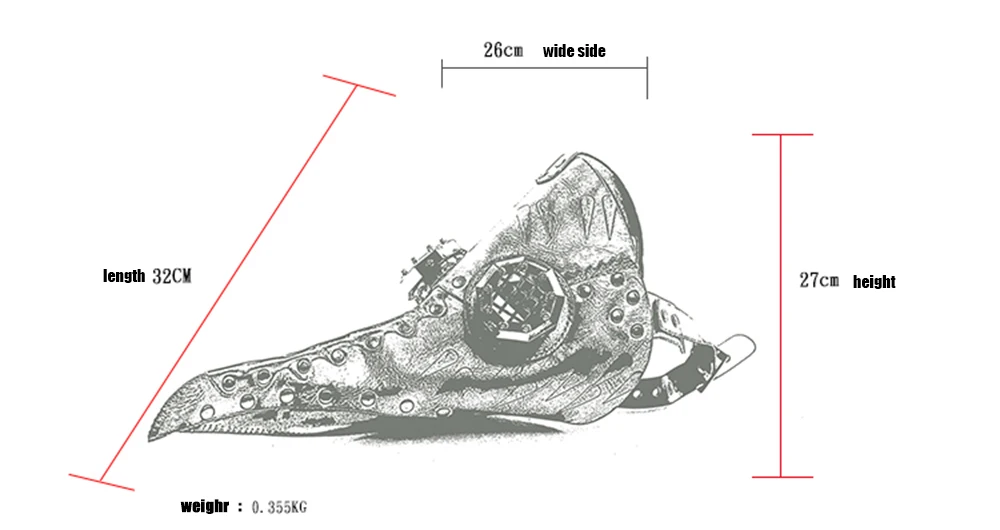 Пара панк унисекс чума доктор птица маска длинный нос черные костюмы маски Хэллоуин черная кожаная маска