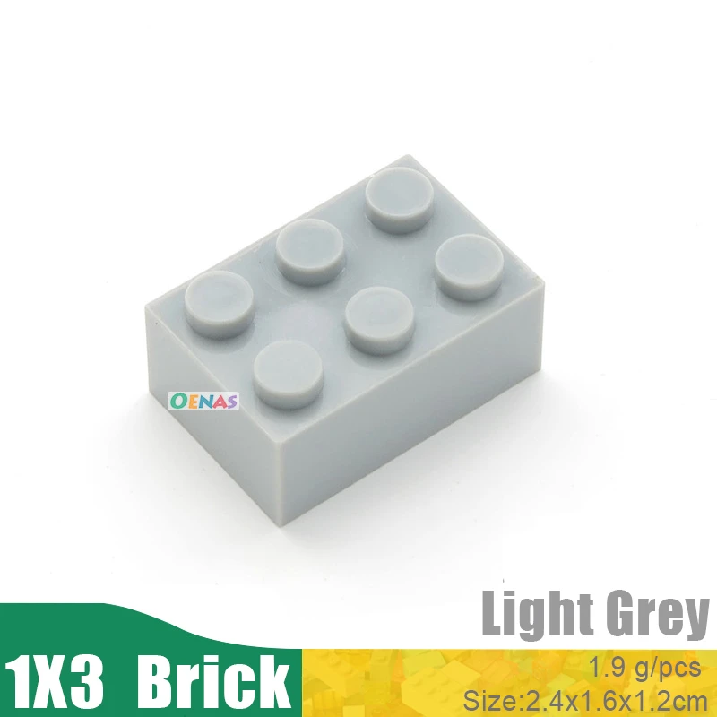 100g 50pcs/lot Educational Toy Creative Classic Plastic Building Blocks Accessories 2X3 Bricks DIY Kit Compatible With L*goes