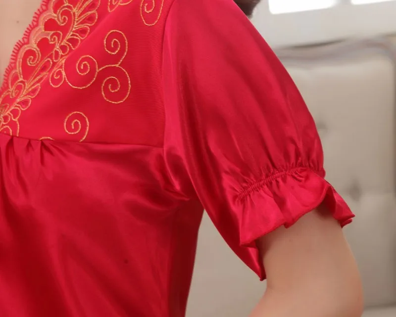 Summer faux silk men's 2 piece Pajama Sets male Rayon homewear younster sleepwear  Men's Sleep Lounge short  pijamas nightwears organic pyjamas