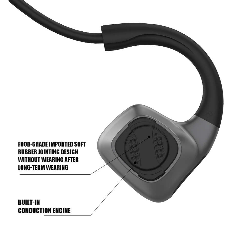Bluetooth наушники HIFI костной проводимости ушной крючок спортивные стерео
