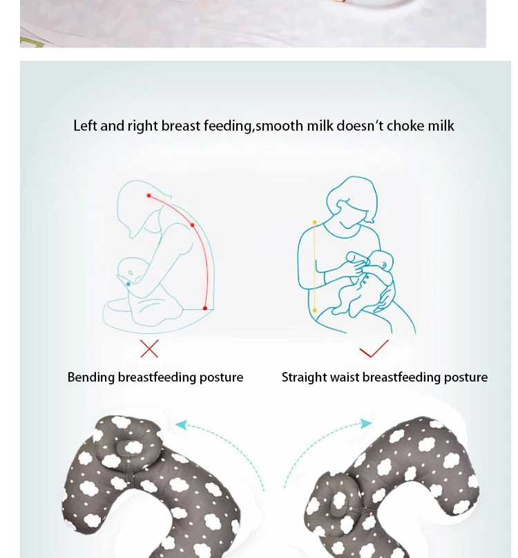 AAG 2 шт./компл. Детские подушки для кормления средства ухода за кожей Подушка для кормления грудью обниматься U-образный детский кормления подушка для опоры поясницы 20