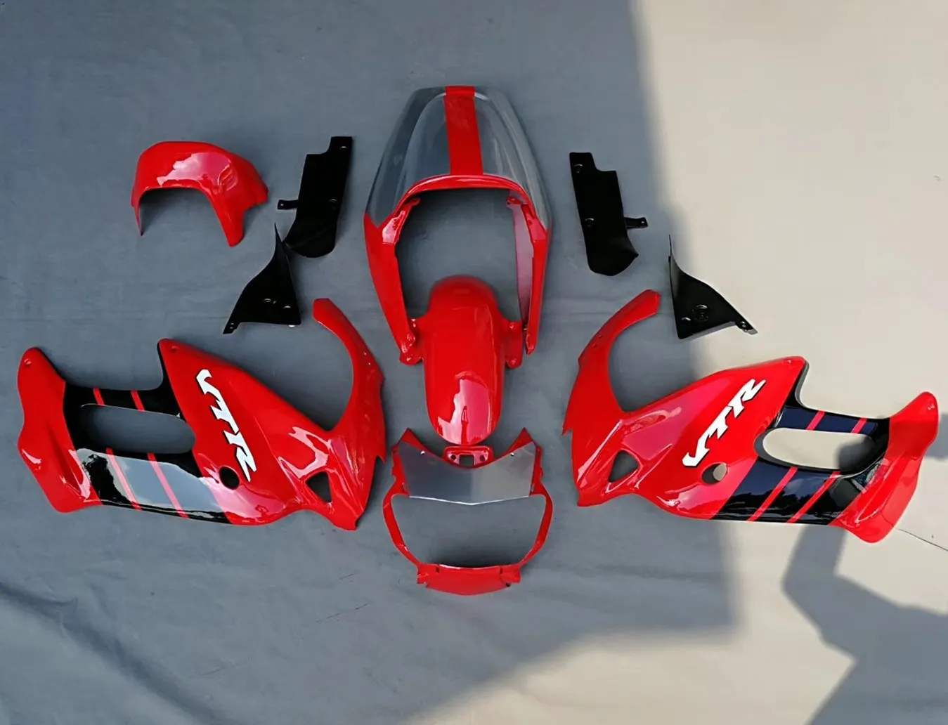 

Motorcycle Fairing Kit Bodywork For Honda VTR1000F VTR 1000F 1997 - 2005 VTR 1000 F 97 -05 Red Fairings Cowl UV Painted