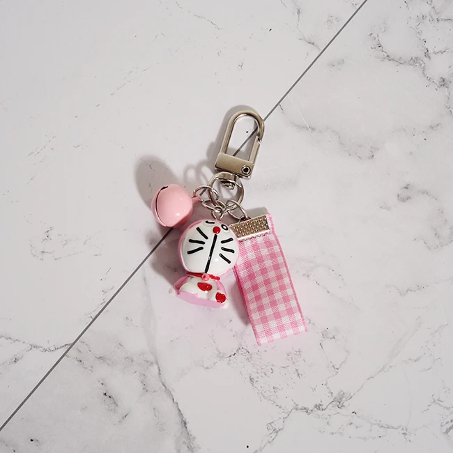Брелки Omamori в виде животных уток колокольчиков Висячие шелковые бриллианты