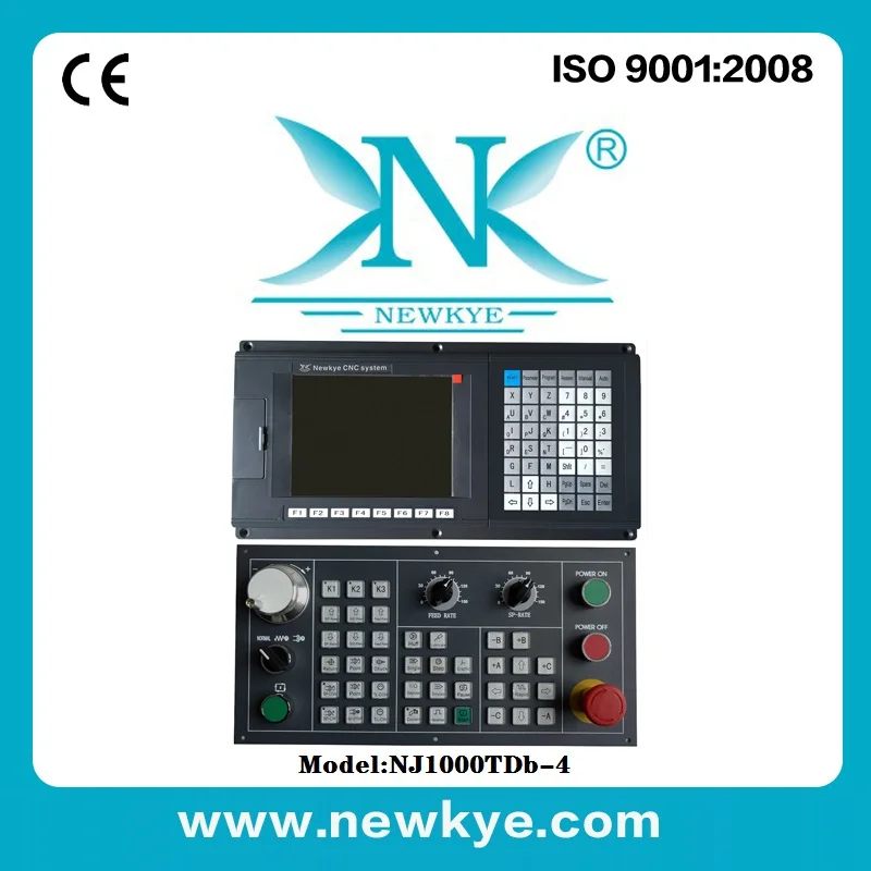 

low price 2 axis cnc lathe control system/ cnc controller NJ1000TDb+C panel