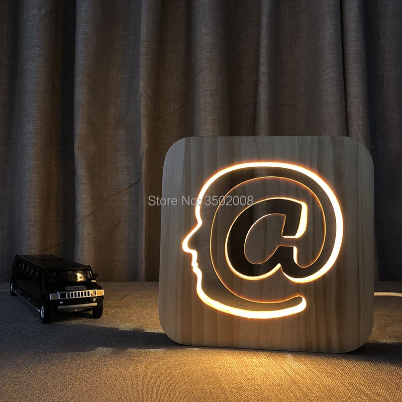 Деревянный светодиодный дизайн на высоком каблуке с вырезами, ночник, теплая Настольная лампа с USB питанием, креативный подарок или Клубное оформление для дома и отеля