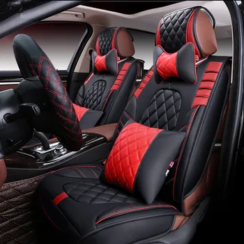 

Car Seat Cover (Front + Rear),New Universal Seat Cushion,Senior Leather,New Sport Car Styling,Car-Styling For Sedan SUV