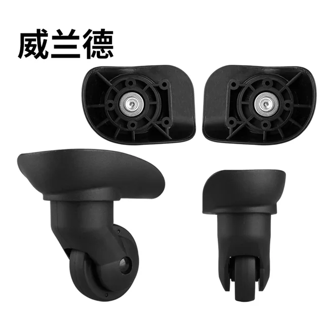 1 Pairs Suitcase wheel replacement luggage wheels Universal 360 Degree rotation Wheel Suitcase Accessories replacement wheels