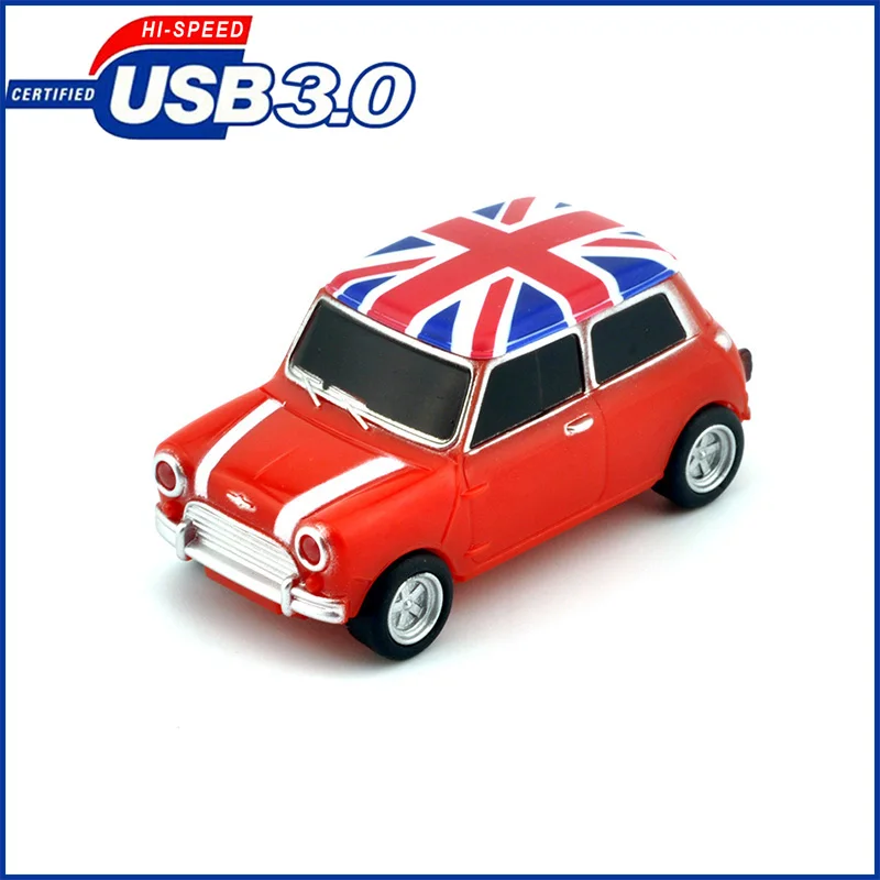 Usb 3,0 скоростной флеш-накопитель Mini Cooper Beetle, автомобильный usb флеш-накопитель, флеш-накопитель, 4 ГБ, 8 ГБ, 16 ГБ, 32 ГБ, 64 ГБ, флеш-накопитель, подарок - Цвет: MINI Red