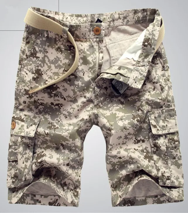 2016 Hot selling Free Shipping Men Casual Shorts Men fashion Camo Cargo Shorts Military Camouflage Shorts