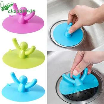 

CHASANWAN Kitchen Tools 1pcs Sewer Pool Plugging Plug Silicone Cup Cover for Kitchen Gadgets Kitchen Goods Kitchen Accessories.q