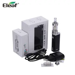 Оригинальный Eleaf iStick 30 Вт Melo комплект VV/VW Mod 2200 мАч батарея istВт ick 30 Вт с MELO Распылитель Полный комплект Бесплатная шт. 1 шт. катушка