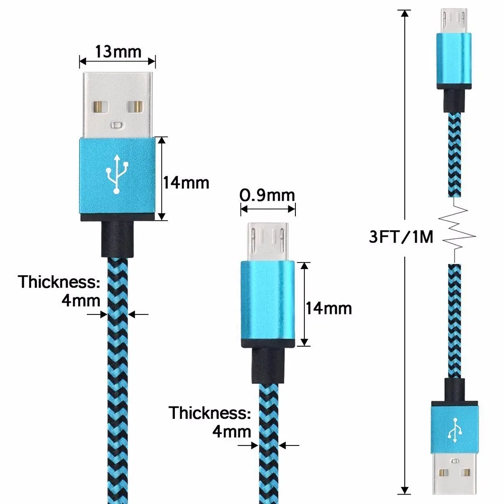 1 м микро USB хорошее быстрое зарядное устройство для мобильного телефона usb линия для Xiaomi Redmi 5 plus 4x 4a note 5a 4, для samsung lg htc zte