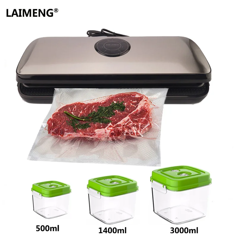 LAIMENG Kitchen Storage Vacuum Sealer Packing Machine With Vacuum Bags