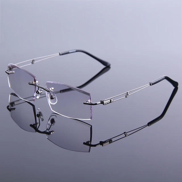 Buy High Quality Rimless Glasses Men Presbyopia