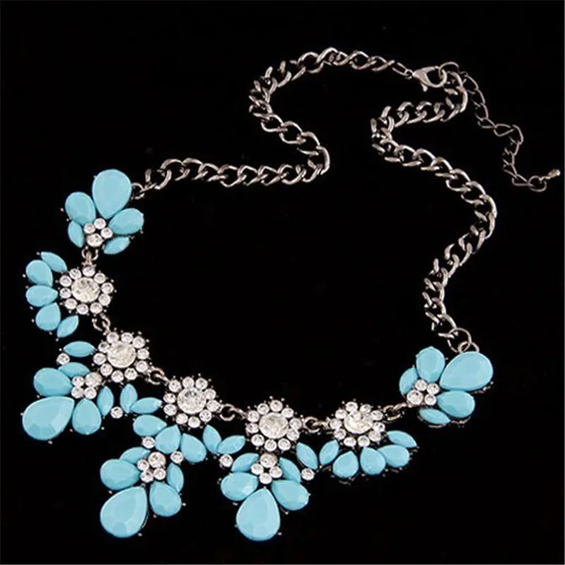 Лимонный ценный себе колье Винтаж Шарм Макси воротник Colar Модные Bijoux Кристалл