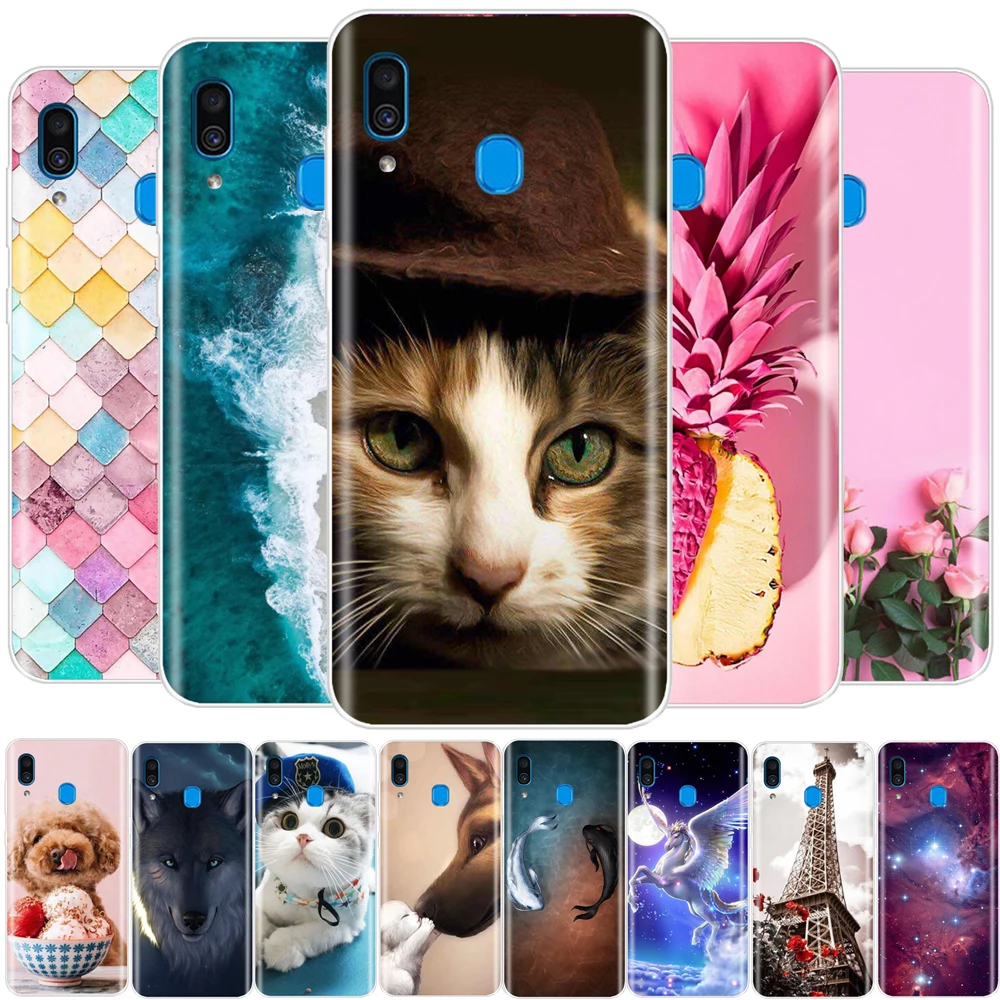 For Samsung A40 Case Cover A50 Back Galaxy A30 Phone Silicone 2019 Funda |