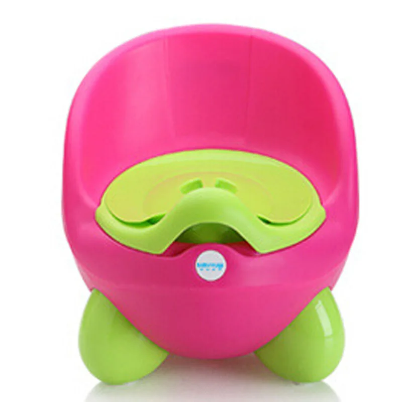 Дизайн детский складной портативный для переноски Детский горшок стул дети удобный портативный туалет - Цвет: Розовый