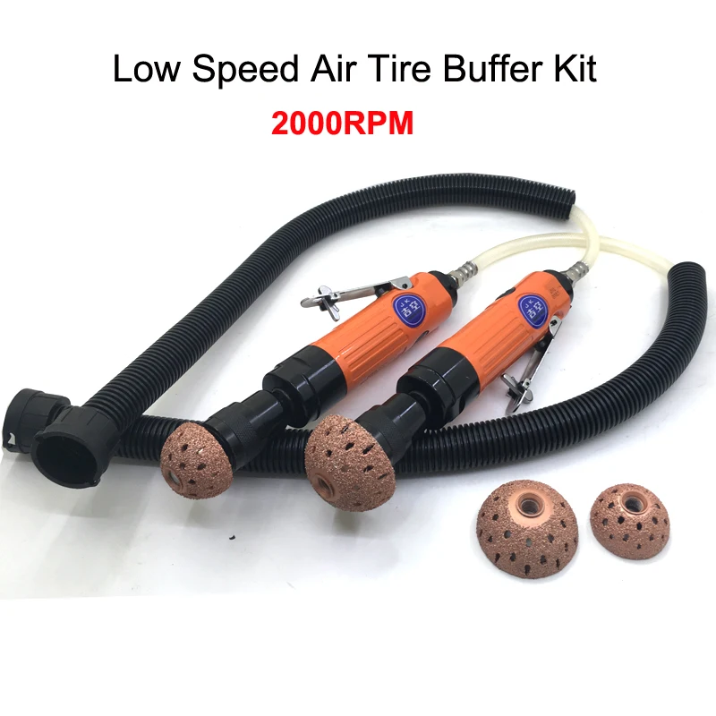 

Air Tire Tyre Buffer Kit Tool Low Speed Pneumatic Die Grinder Glue Eraser Tool W/ Tire Buffing Wheel 38mm 55mm Grinding Head