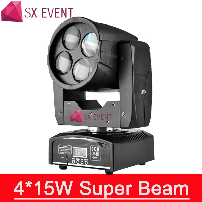 Высокое Качество дискотека 4*10 Вт мини-moving head Супер луча led dmx