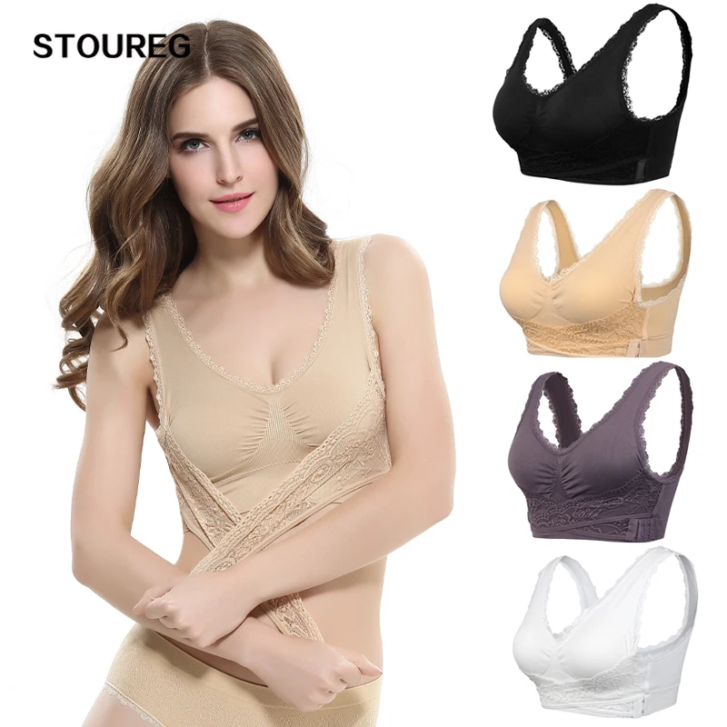 

Lace Breataable Seamless Bra For Yoga Women's Sport Bras Fitness Wireless Running Vest Gym Bras Sports Top
