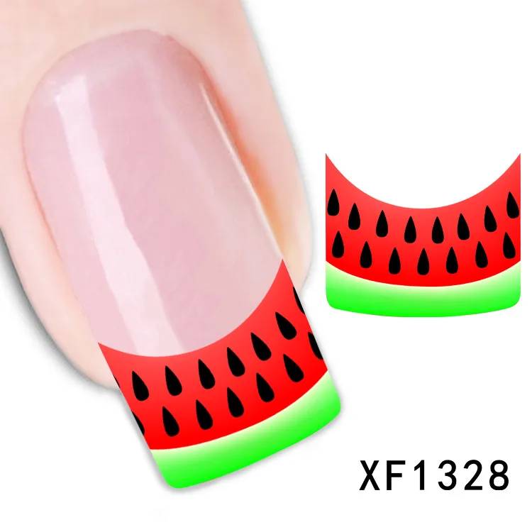 

XF1328 1 Sheet 2016 New Water Transfer Sticker Nail Art Decal Nails Wraps Temporary Tattoos Watermark Nail Tools Manicure Beauty
