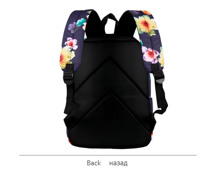 WINNER Fashion Women Backpack Flower Printing Female School Rucksack Water Resistant Girls Daily College Laptop Bagpack (6)