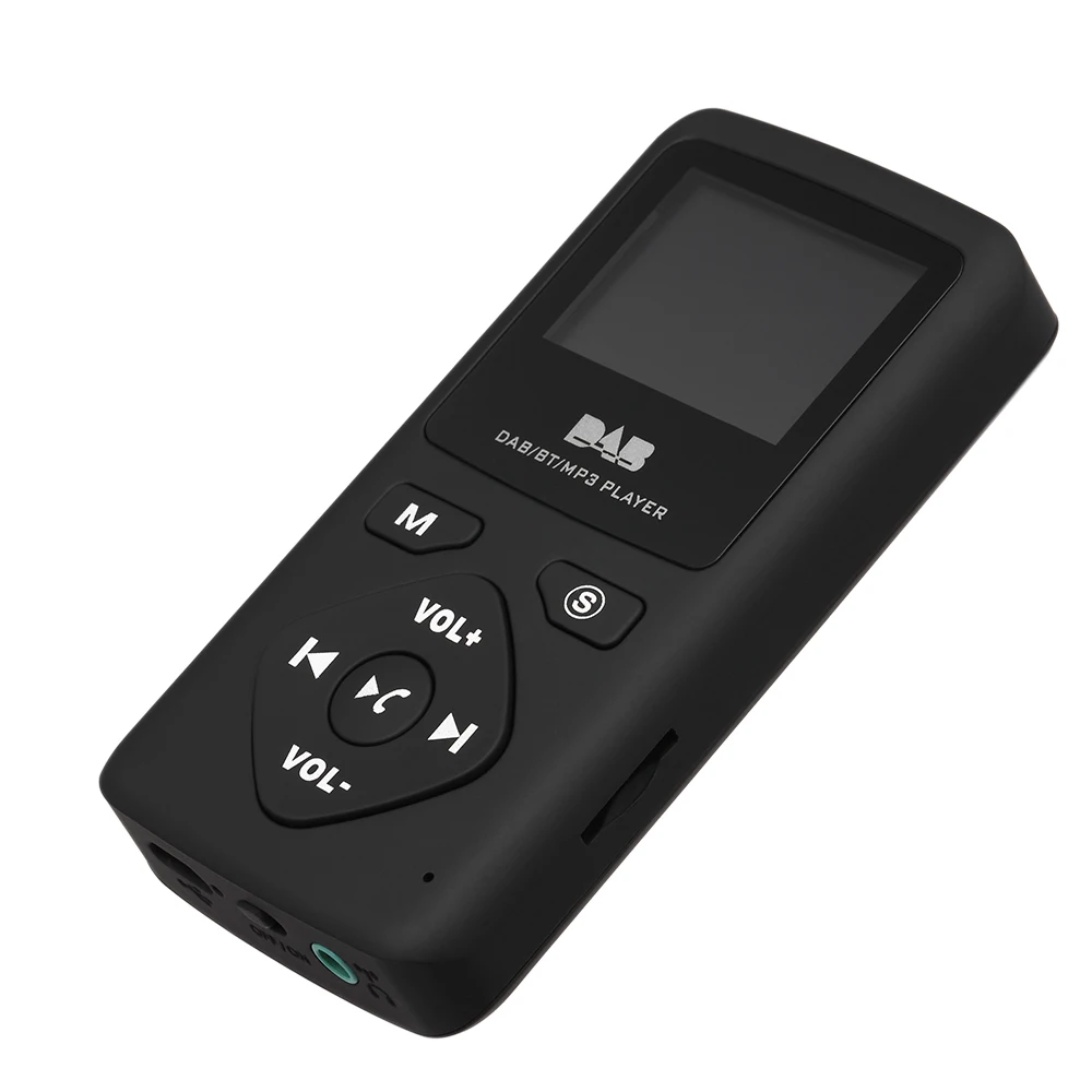 

Multimedia play Portable Pocket DAB/DAB+/FM Radio Receiver with Earphone LCD Display Screen Rechargeable Multimedia player