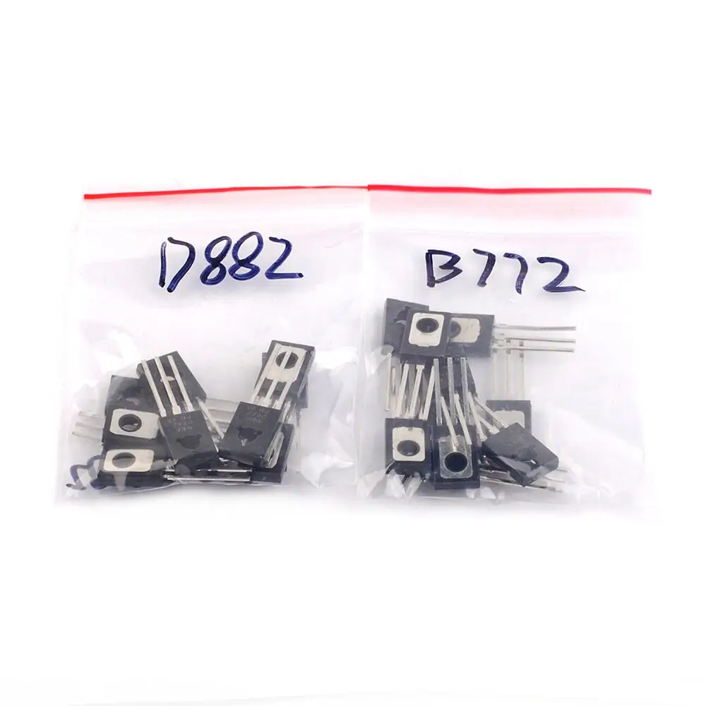 10 пар 2SD882 + 2SB772 TO 126 D882 B772 по шт.|pair trade|pair costumepair design |