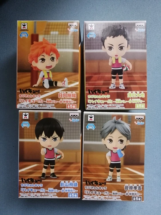

2019 New arrival original high quality Japanese anime figure haikyuu box Q version action figure kids toys for girls