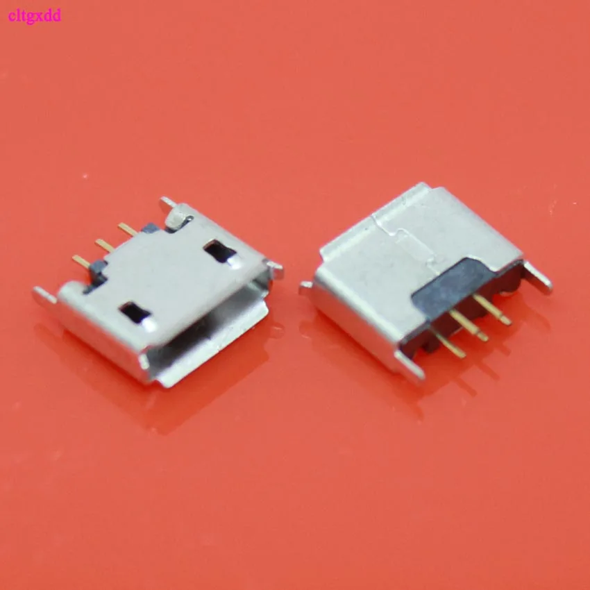 Cltgxdd 10 шт. микро USB Тип B гнездо 180 Градусов 5-Контактный SMD SMT пайки Jack | Обустройство