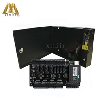 ZK C3-400 Door Access Control System 4 Doors Access Control Panel Access Control Board+Power Supply Box With Battery Function