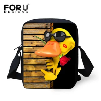 

Canvas Women's Crossbody Bag Cute Yellow Duck Small Shoulder Messenger Bags for Girls Handbag Casual Travel Shoulder Tote Bolsa