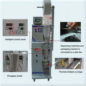 

1pc 1-25g Automatic Dosing And Tea Bag Packing Machine Automatic Weighing Machine Powder Filler