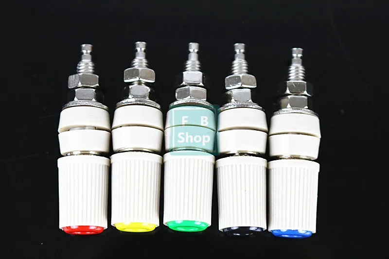 2 шт. 4 мм 24A M5 переплет медь банан панель разъем аудио динамик адаптер Усилитель Мощность Женский терминал разъем