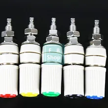 2 шт. 4 мм 24A M5 переплет медь банан панель разъем аудио динамик адаптер Усилитель Мощность Женский терминал разъем