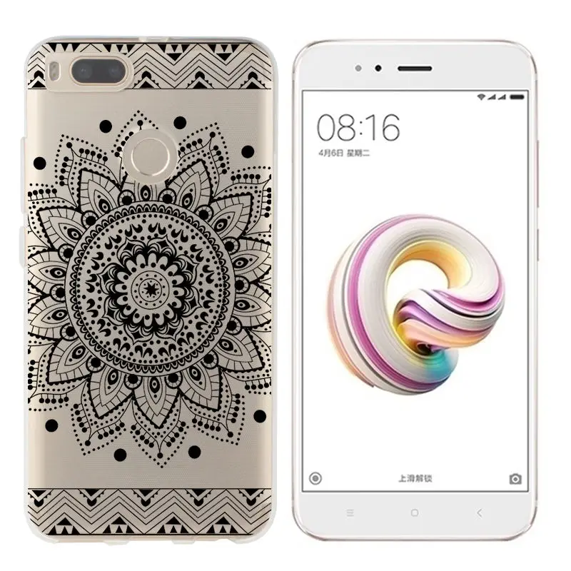 Patterned Phone Case for Xiaomi  Mi 8 A2 Lite Mi 5X 6X Pocophone F1 Clear Cover Redmi 5 Plus 6 Pro 4X Note 5 Pro Soft TPU Shell (14)