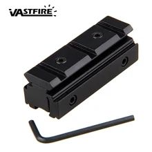 10 мм/11 мм до 20 мм ласточкин хвост RIS Вивер Пикатинни адаптер конвертер прицел база Для Охоты Военная винтовка прицел крепления