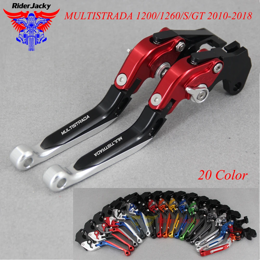 

CNC Extendable Foldable Motorcycle brake Clutch Levers For Ducati MULTISTRADA 1200/1260/S/GT 2010-2018 2017 2016 2015 2014 2013