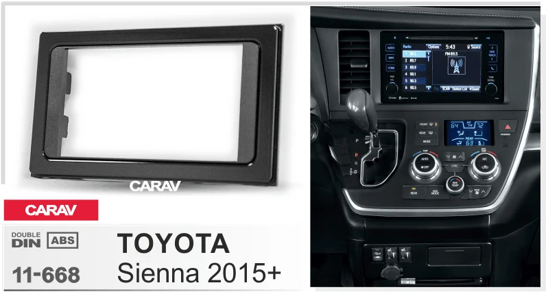 CARAV 11-668 Car Radio Installation Trim Fascia Panel