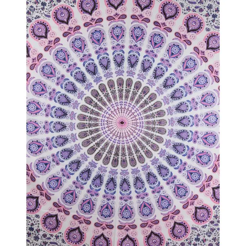 Индийская МАНДАЛА ГОБЕЛЕН Ретро Бохо настенный гобелен пляжное полотенце одеяло коврик для йоги домашний ковер палатка туристический матрас - Цвет: 10
