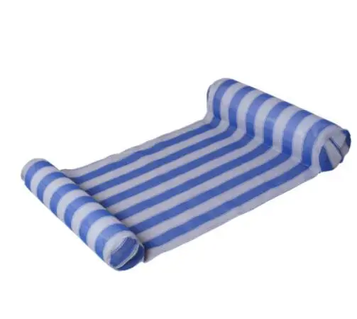 Новые экологически чистые ПВХ игрушки для воды надувные плавающие ряд плавающие на водной кровати одиночный плавательный водный гамак плавающая кровать - Цвет: Color 5