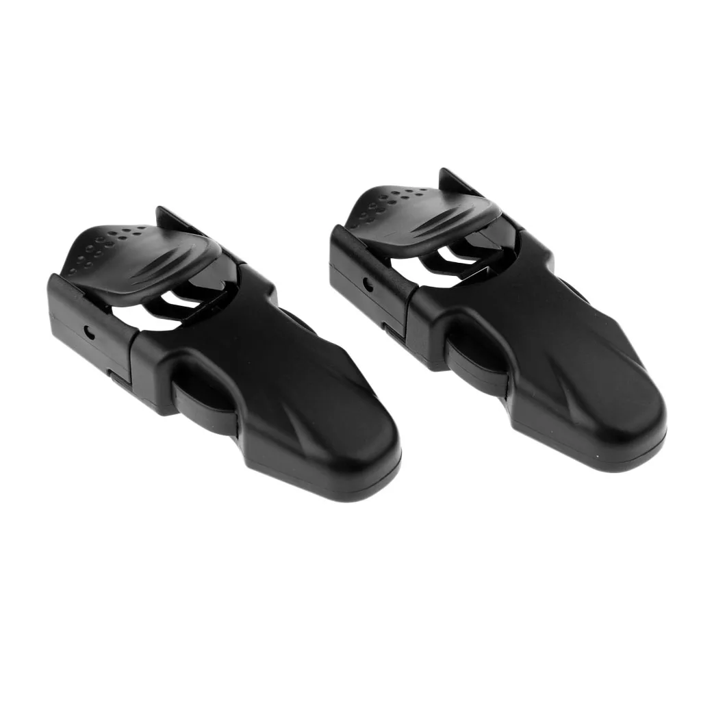 1 Pair Premium Black Plastic Scuba Diving Snorkeling Swimming Fin Strap Buckles Replacement Accessories