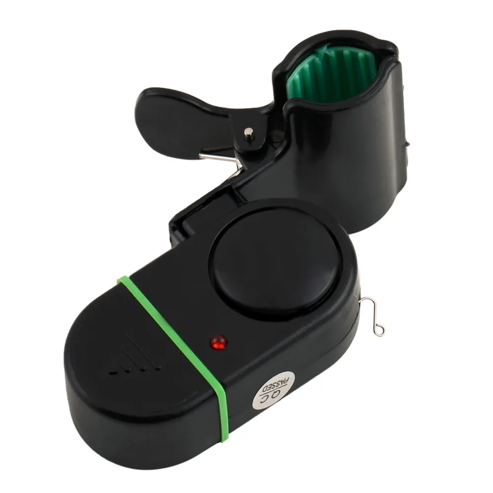 

2pcs Sound-light alarm device Fishing Rod Pole Electronic Bite Fish Alarm Bell With LED light