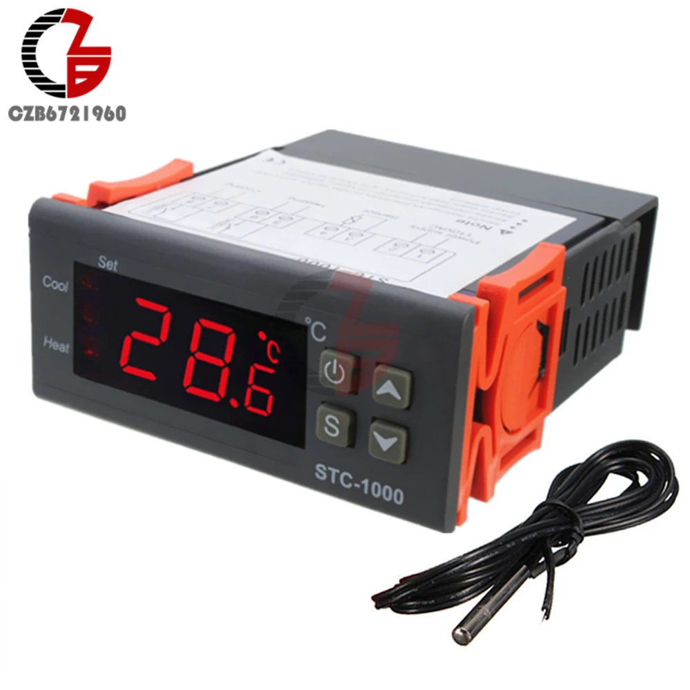 AC/DC 24V STC 1000 Thermostat Digital All Purpose Temperature