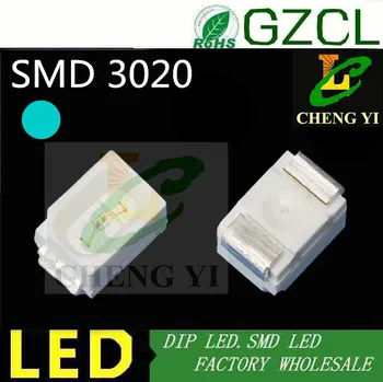 

New B5 Ice Blue 3020 smd led 3.0*2.0mm 3.0-3.5V 6-7lm chip led(CE&Rosh)